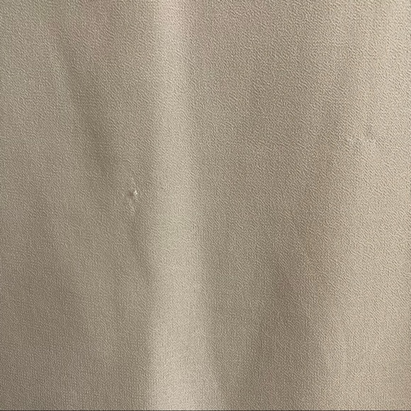 👚Suzy Shier taupe lace mock neck ruffle sleeve blouse👚 - Picture 2 of 6